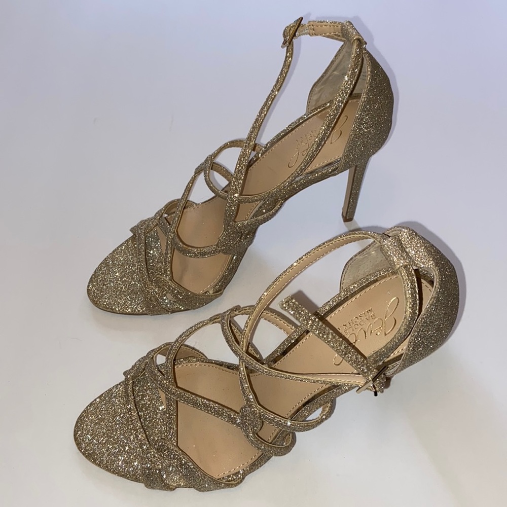 Badgley Mischka Sparkly Formal Heels